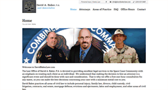Desktop Screenshot of davidbakerlaw.com