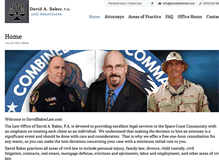 Tablet Screenshot of davidbakerlaw.com
